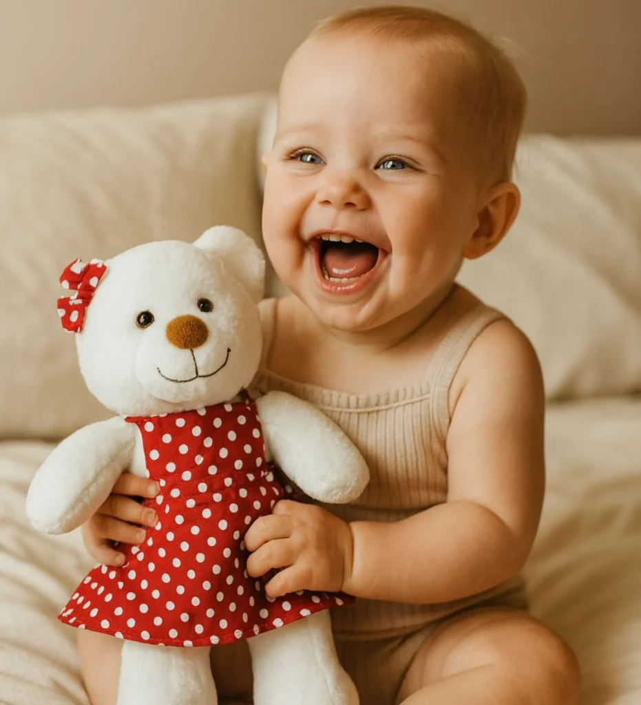 pinnababy elbiseli oyuncak ayı