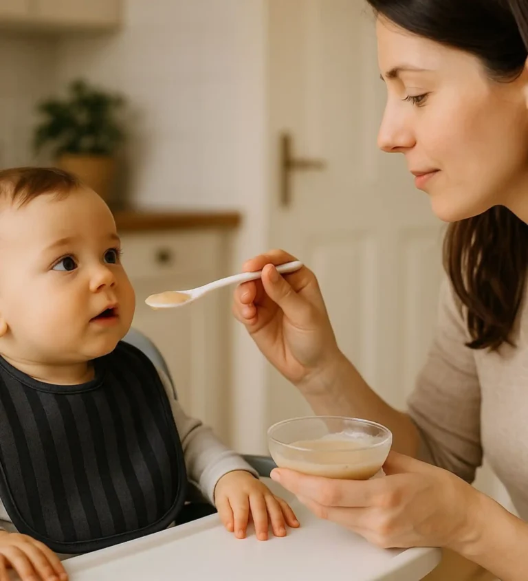 Mama ve salya önlüğü – bebekler için pamuklu ve emici önlük